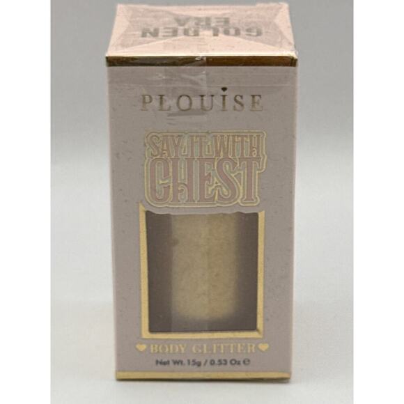 P. Louise Stay With Chest Body Chunky Glitter in Golden Era 15g BRAND NEW SEALED - Picture 1 of 8